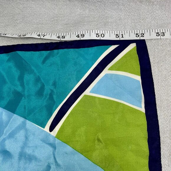 Vintage Silk JONES OF NEW YORK  Scarf - Head or Neck BEAUTIFUL! - Picture 9 of 10